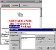 Verificador Ortogr&aacute;fico Addict e Thesaurus 2 e TRichViewEdit